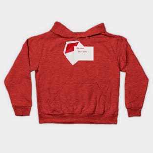 Santa's excuse letter Kids Hoodie